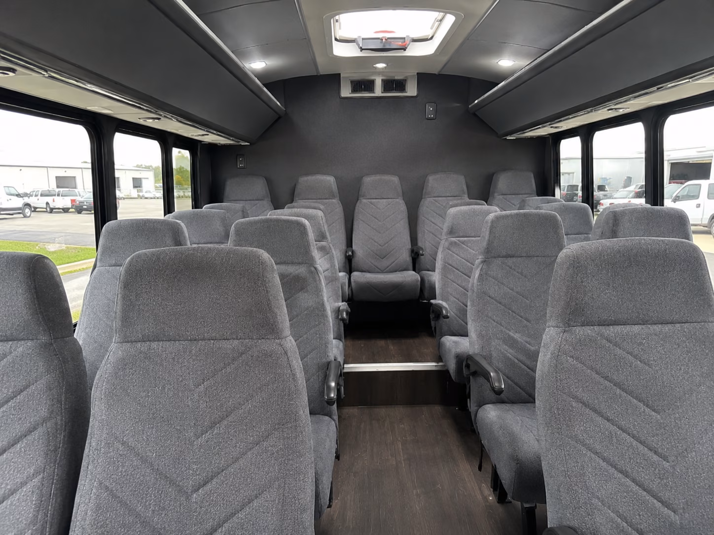 delray beach 15 passenger minibus inside