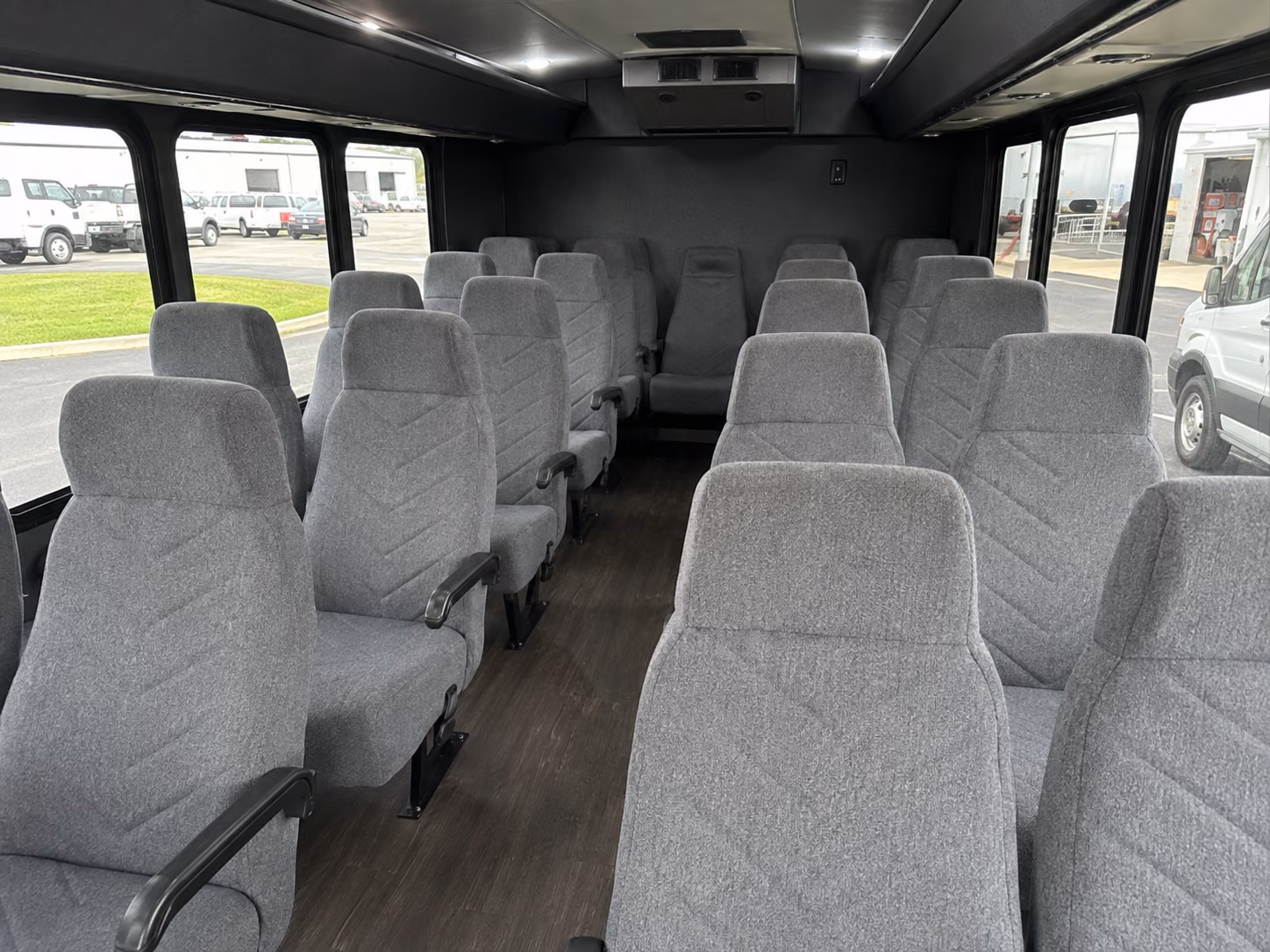 delray beach 15 passenger minibus interior