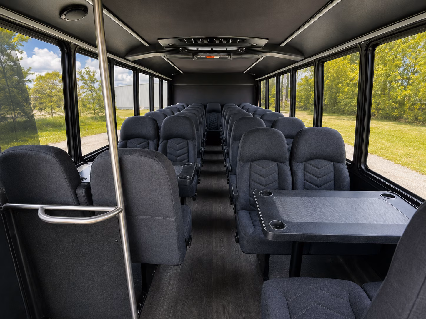 delray beach 18 passenger minibus inside