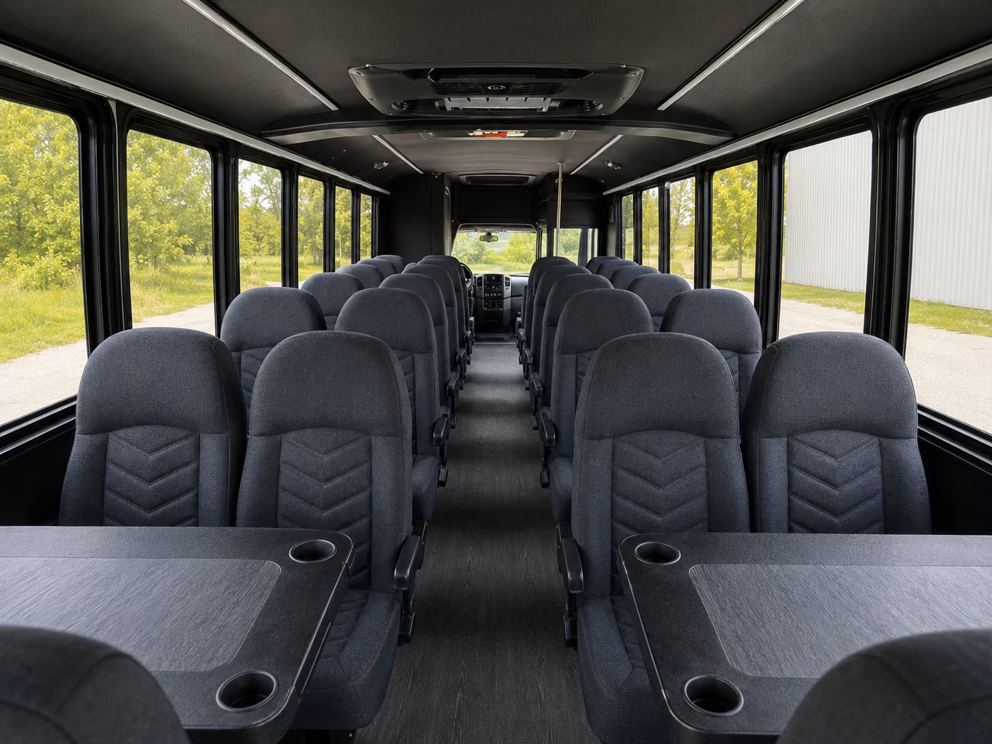 delray beach 20 passenger minibus inside