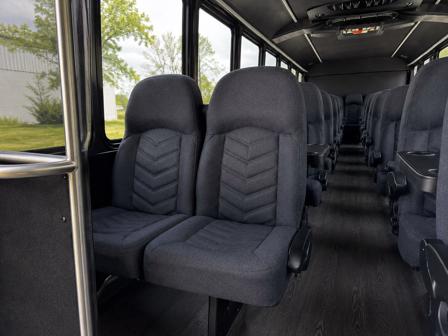 delray beach 20 passenger minibus interior