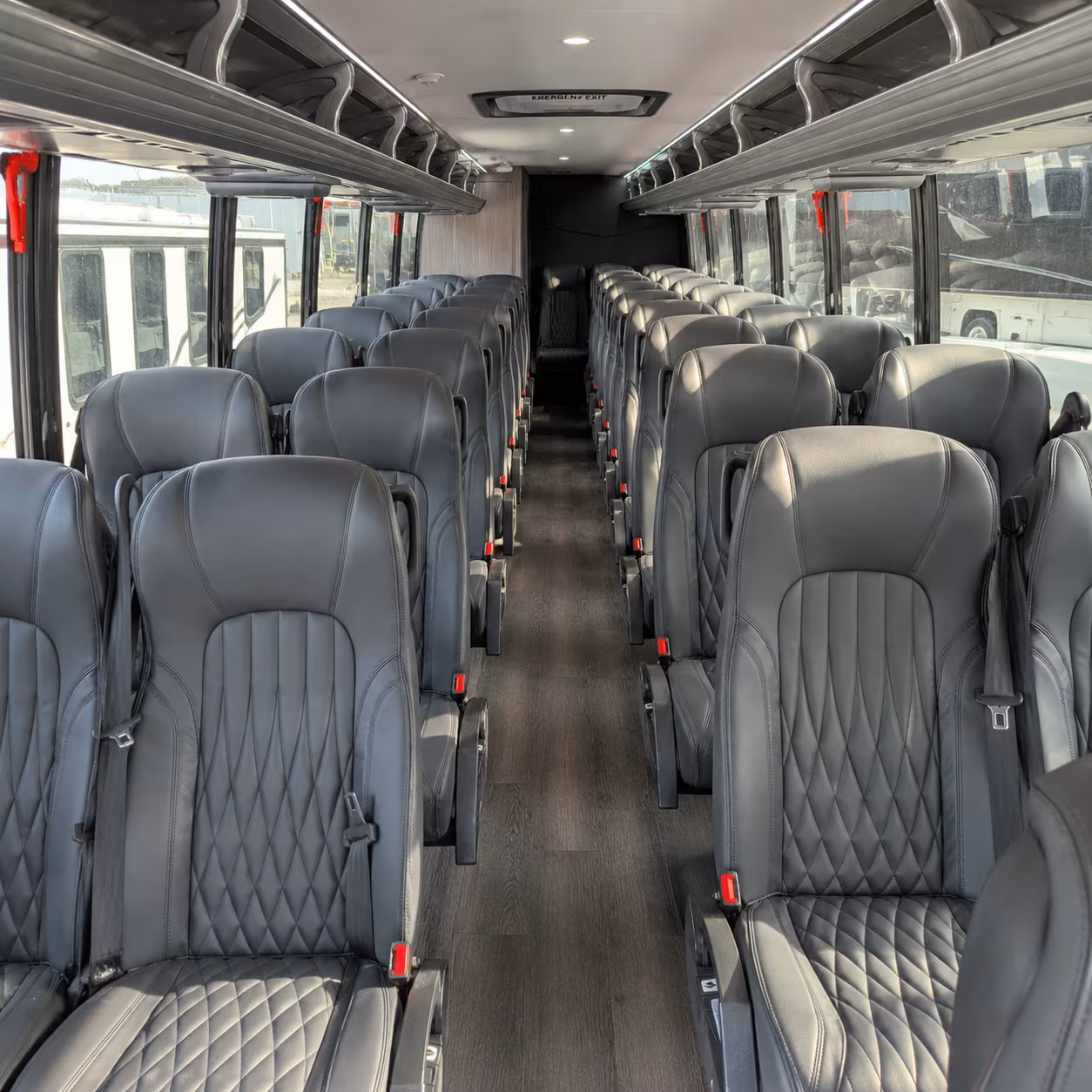 delray beach 28 passenger minibus inside