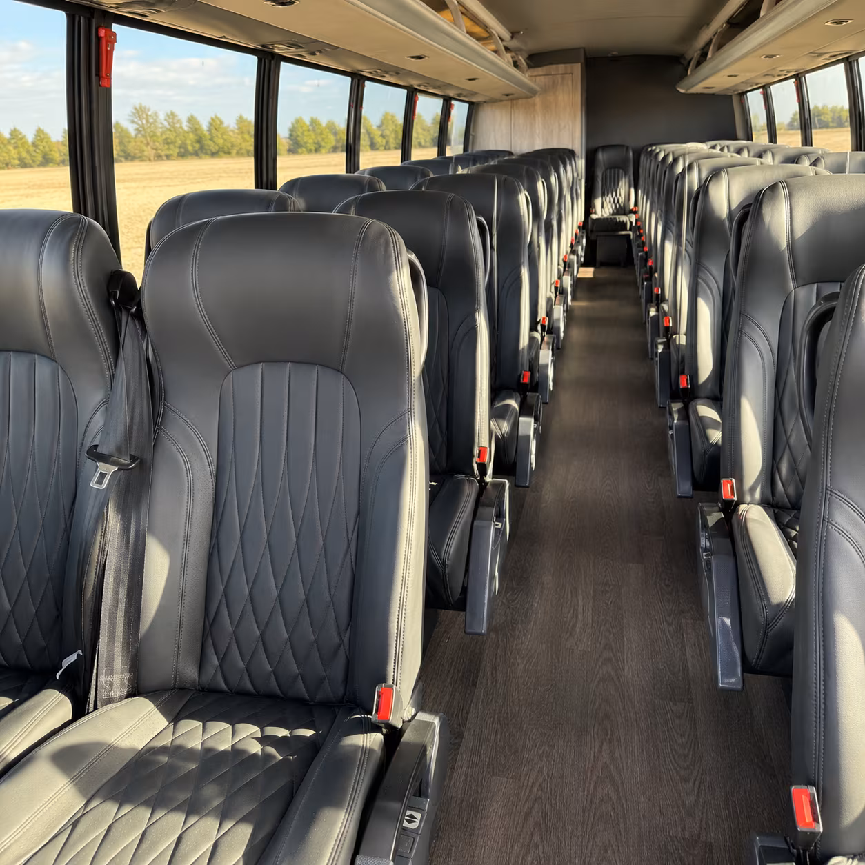 delray beach 35 passenger minibus inside