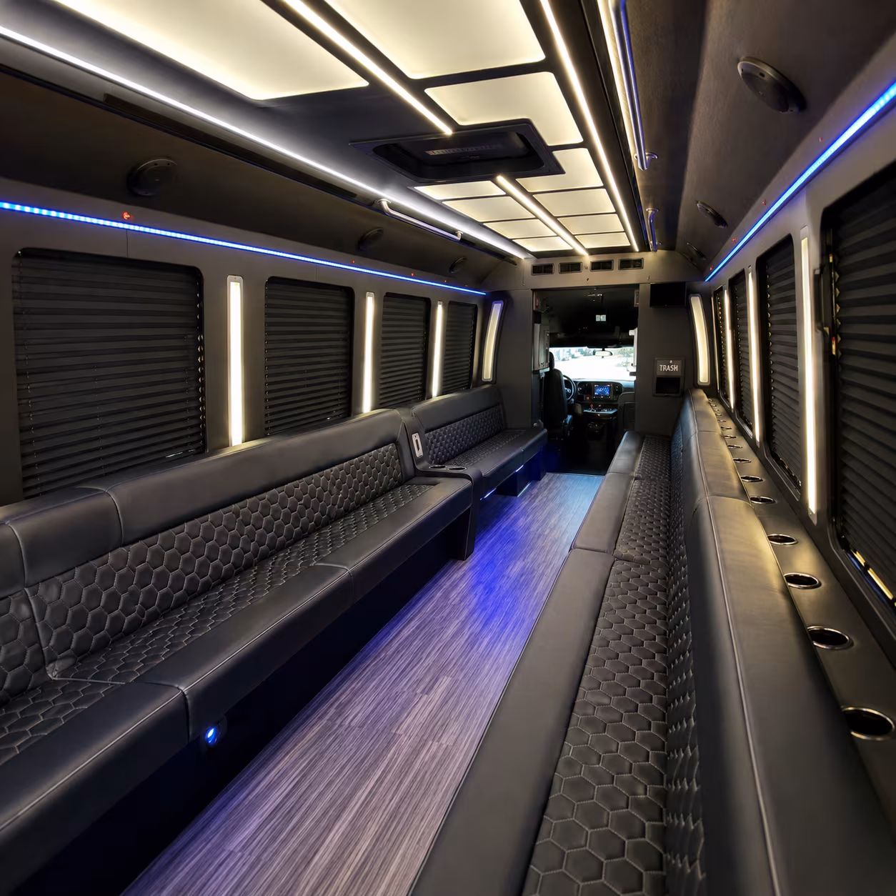 delray beach party bus inside