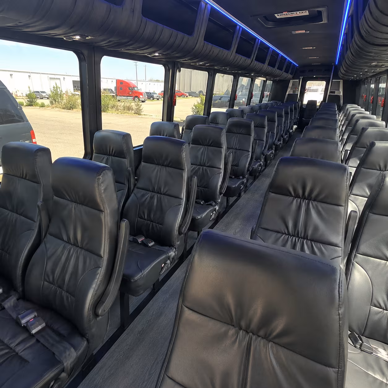 delray beach religious group transportation onboard seating