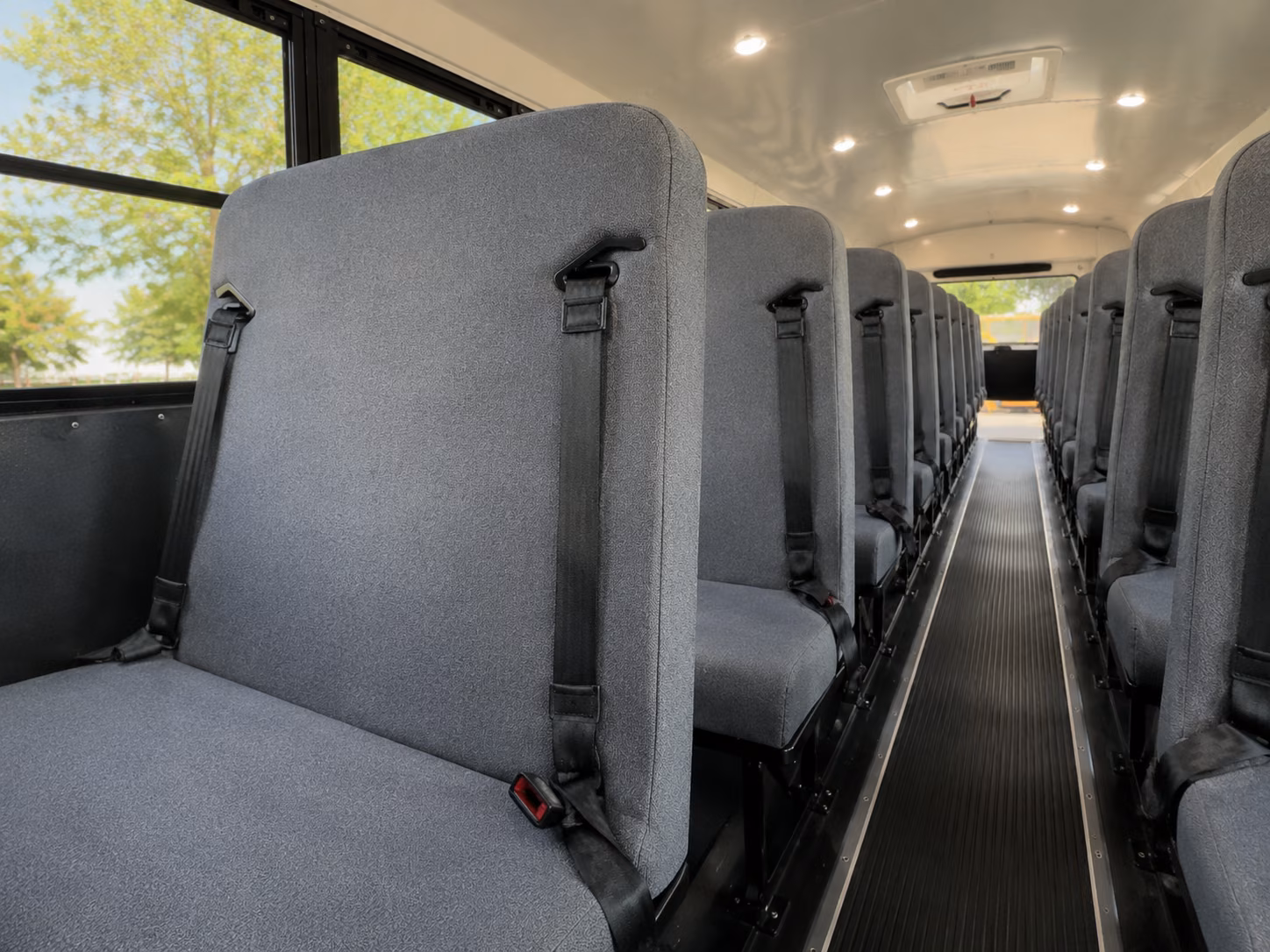 delray beach school bus inside