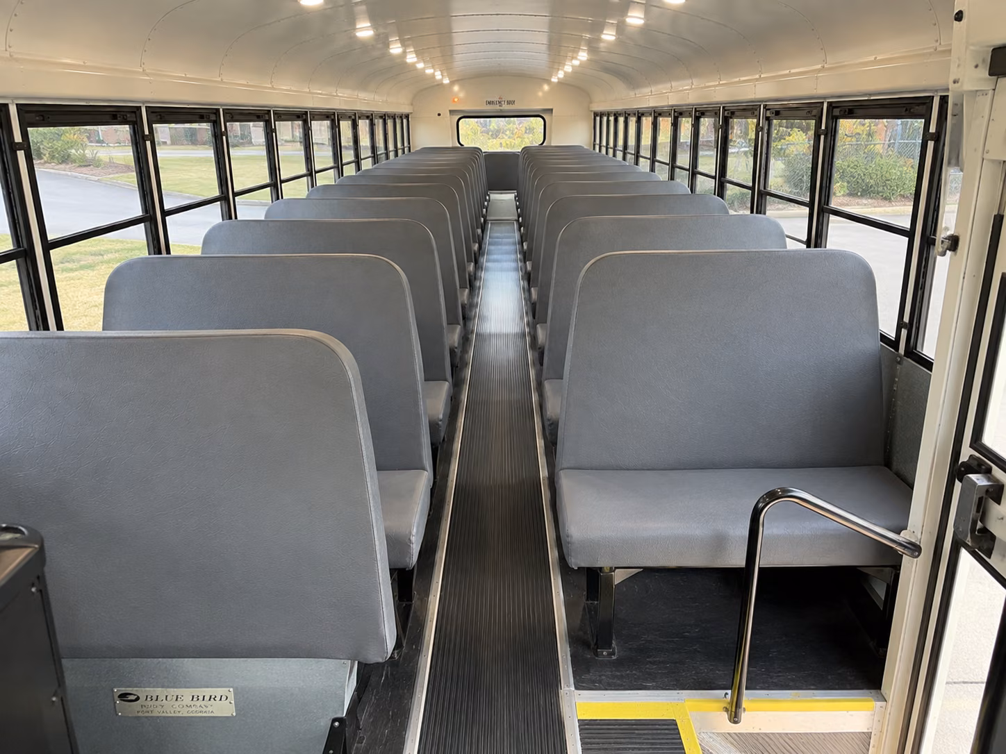 delray beach school bus interior