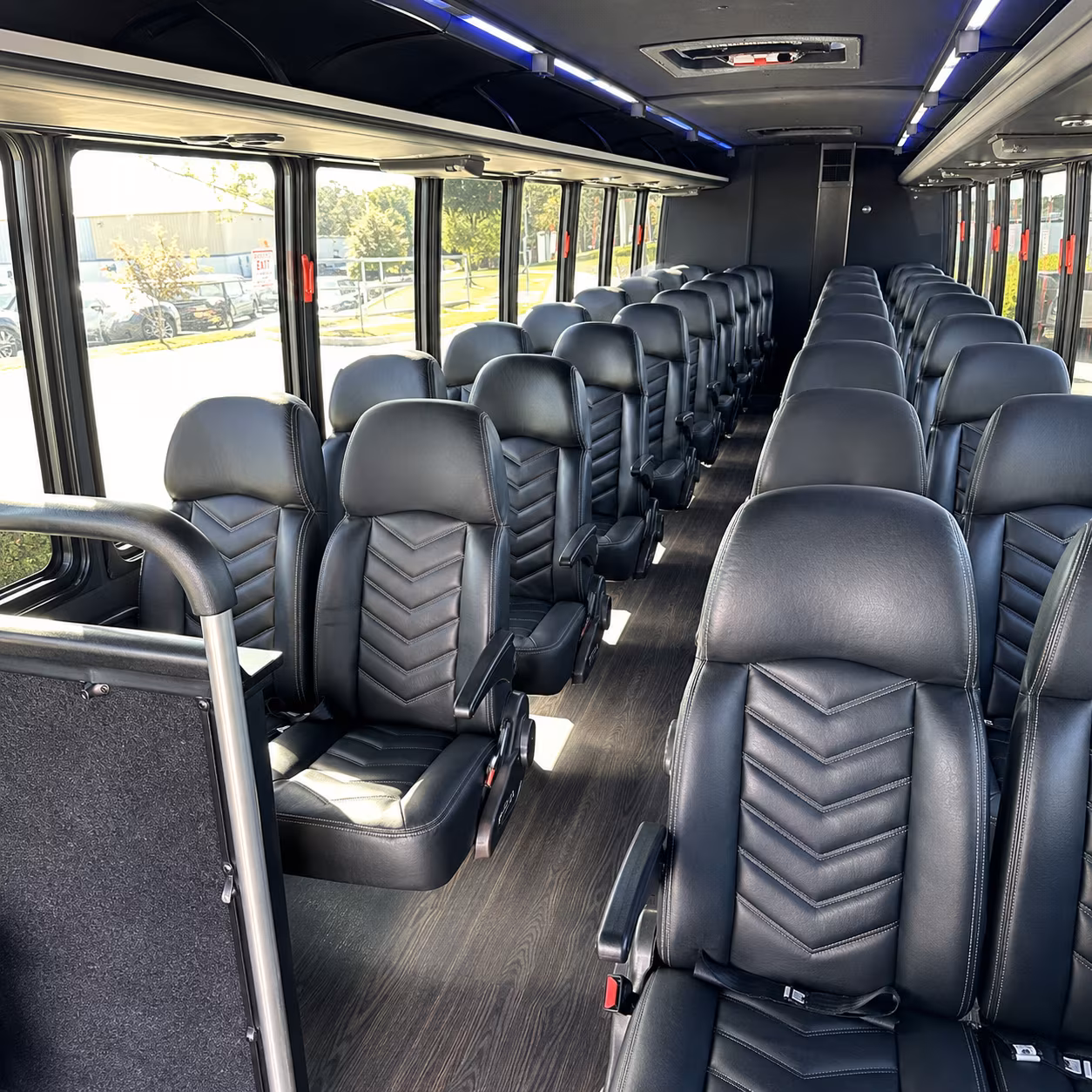 delray beach sporting event transportation onboard seating