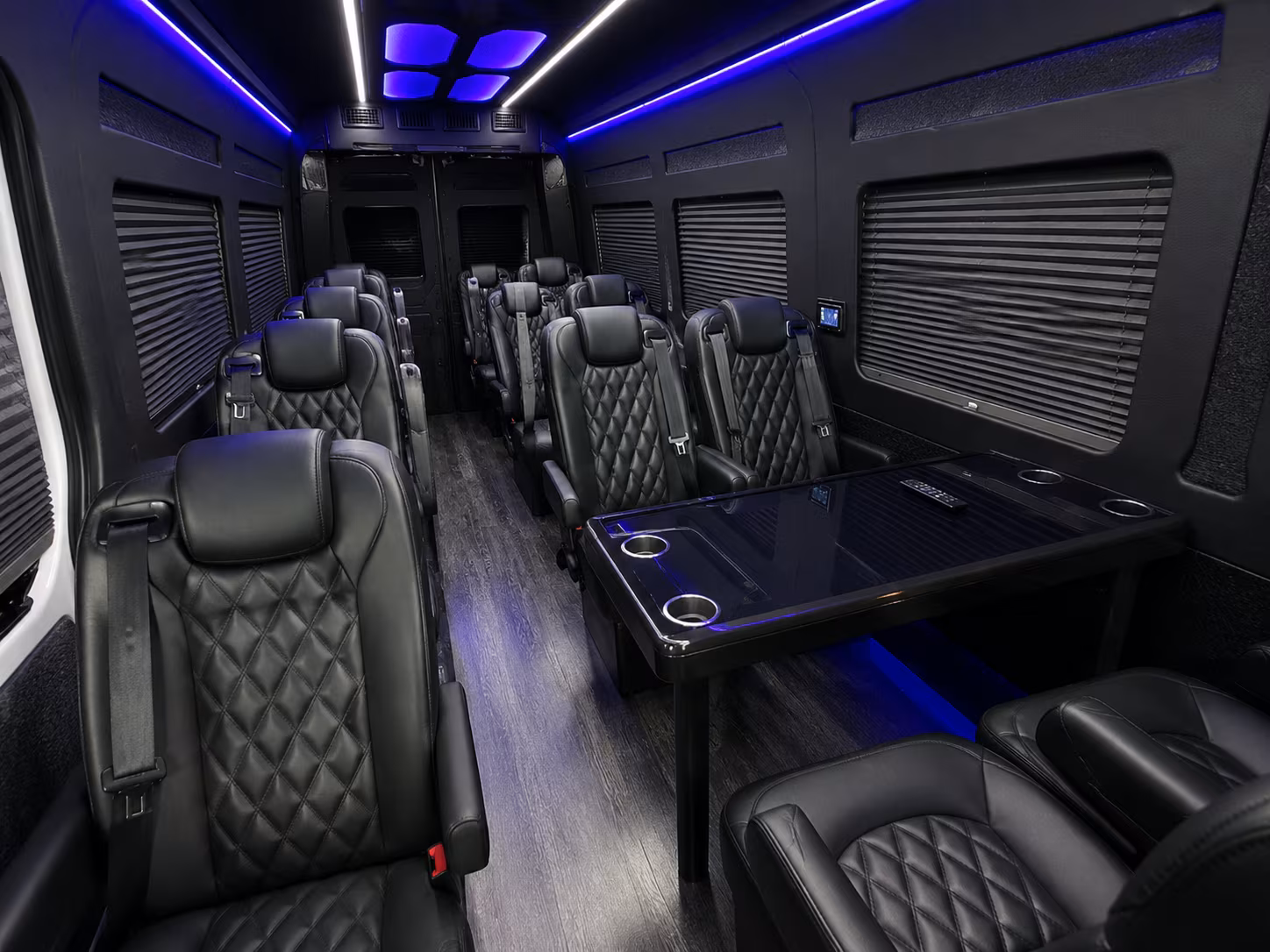 delray beach sprinter van with driver inside