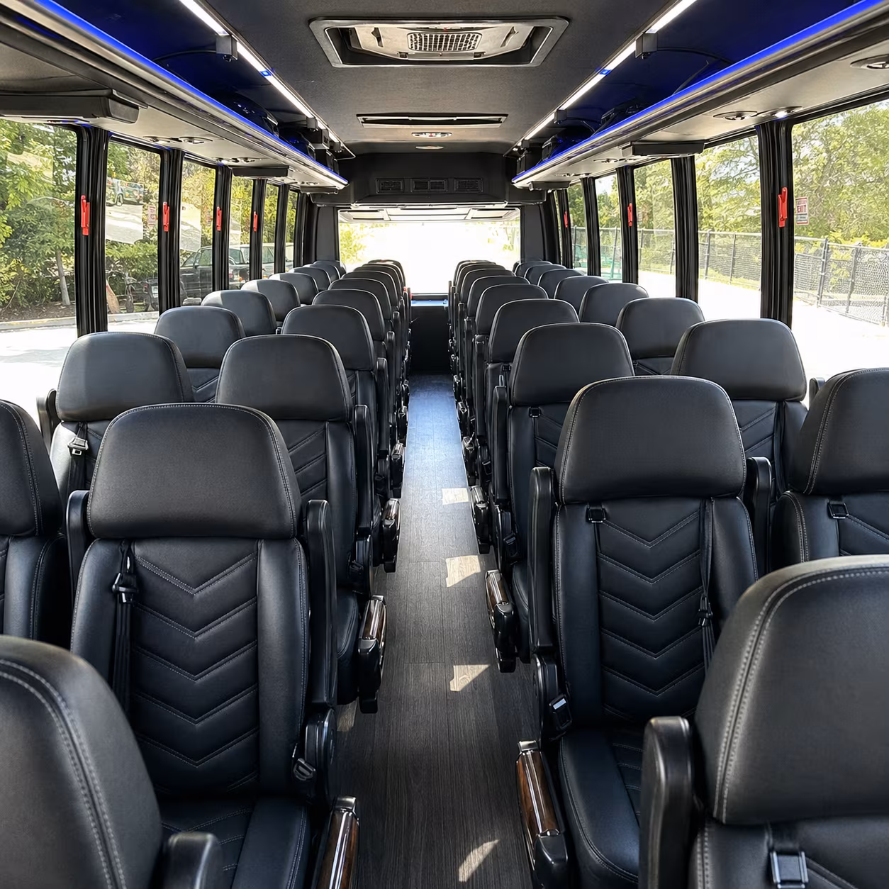 delray beach wedding transportation onboard seating