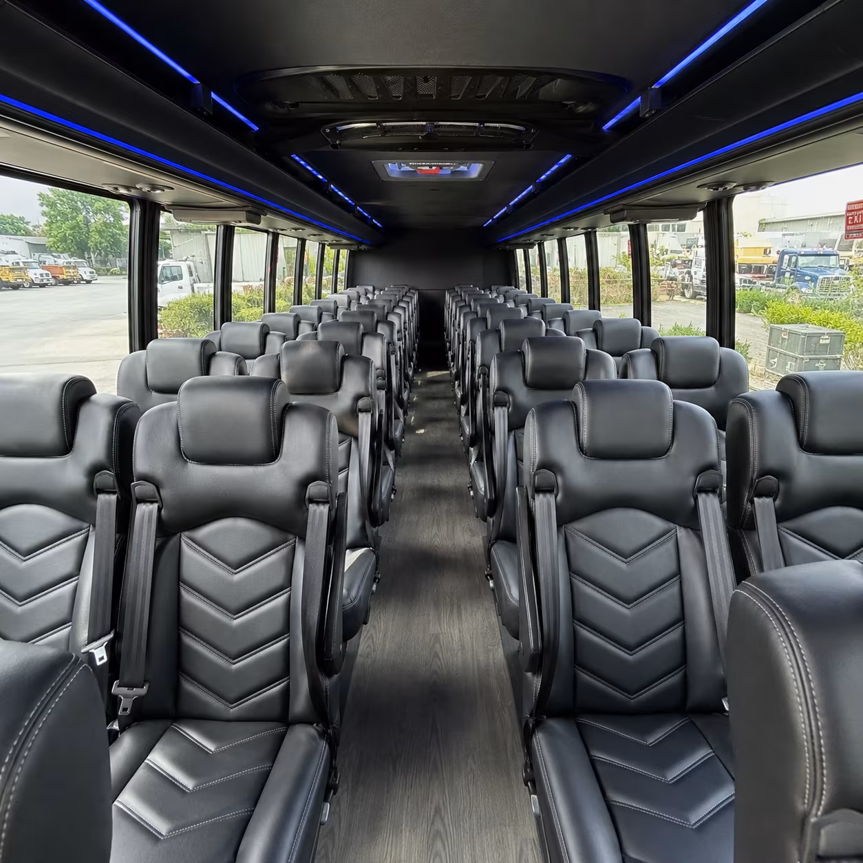 group bus rentals for away games and long distance sporting event travel from delray beach