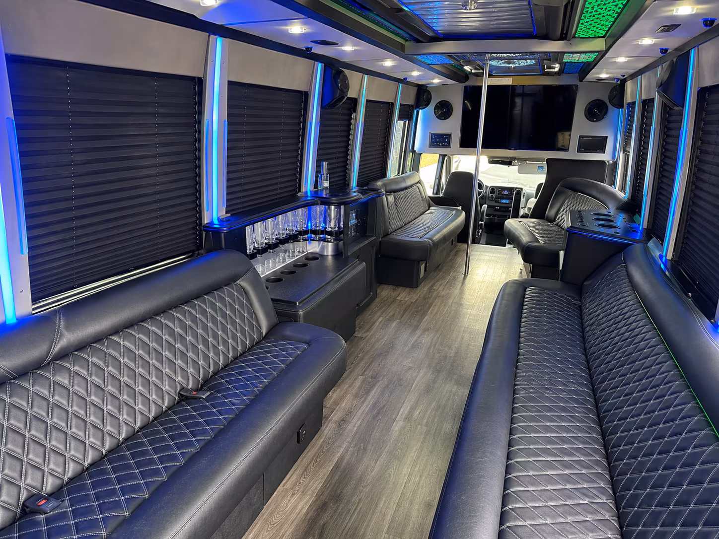party buses to mizner park amphitheater and delray beach area shows