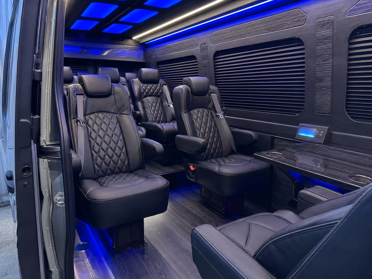 sprinter van transportation for groups and events across delray beach